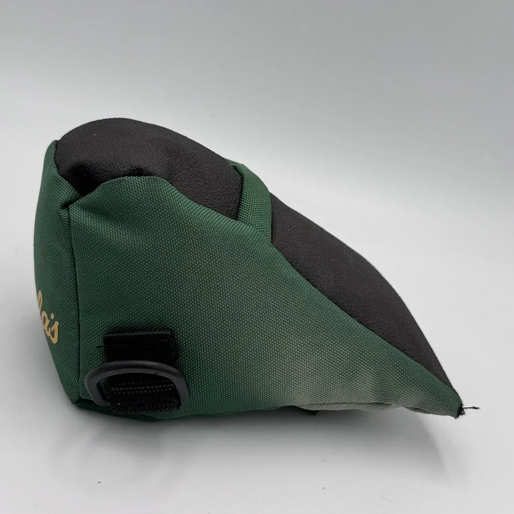 Cabelas Bench Rest Shooting Bag Green Black Canvas Rifle Support Range Gear